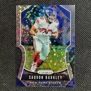 2019 Saquon Barkley Prizm #46 Disco Silver Prizm Giants Eagles